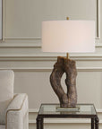 Namath - Wood Table Lamp - Brown