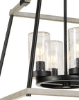 Edgecomb - 4 Light Indoor-Outdoor Pendant - Black / Gray