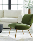 Knoll - Mid-Century Accent Chair - Green