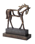 Titan Horse - Sculpture - Dark Brown