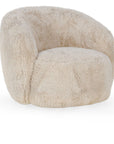 Adley - Plush Swivel Accent Chair