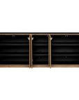 Kelvin - 5 Door Wood Media Console - Light Brown