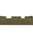 Davie - Classic L Modular Sectional - Olive