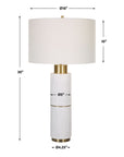 Ruse - Whitewashed Table Lamp
