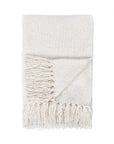 Throws - 50" x 70" TC Aria Boucle Throw - Ivory