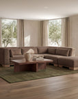 June - Dream Modular Sectional - Dark Brown