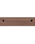 Round - Off Floating Console Table - Walnut / Brown
