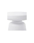 Ruth - Outdoor Side Table - White / Light Brown