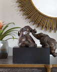 Playful Pachyderms - Figurines - Bronze