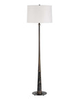 Tallarico - Brass & Marble Floor Lamp - Black / Bronze / Brown