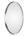 Pursley - Oval Mirror - Brushed Nickel