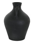 Lyra - Terracotta Vase - Black