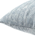 French Herringbone - Comforter Euro Sham - Storm