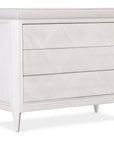 Commerce And Market - Argyle Three-Drawer Chest - White