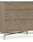 Sonnet - Three-Drawer Nightstand - Dark Gray