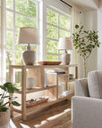Vineyard Row - Small Console - Light Brown