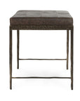 Malo - 28" Leather Bench