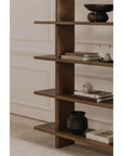 Casey - Large Standard Bookcase - Dark Brown