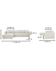 Bryn - Sectional Left - Oyster