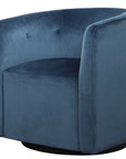 Mallorie - Swivel Chair - Blue