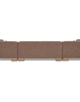 June - U Shaped Modular Sectional - Dark Brown