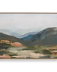 Fading Memory - Landscape Art - Blue / Brown / Gray / Green