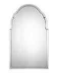 Brayden - Frameless Arched Mirror - Pearl Silver