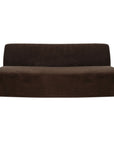 Naomi - Convex Sofa - Dark Brown