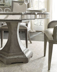 Sanctuary - Rectangle Dining Table With 2-20" Leaves - Pearl Silver