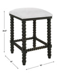 Pryce - Backless Counter Stool - Black