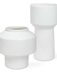 Illumina - Abstract Vases (Set of 2) - White