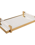 Deki - Mirrored Tray - Gold