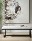 Midas - Long Bench - Black / White