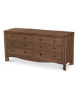 Mabel - 6 Drawer Dresser - Dark Brown