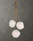 Geodesic - 3 Light Pendant - White