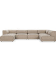 Adalynne - Upholstered 6 Piece Sectional - Buttermilk