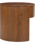 Theo - One Drawer Nightstand - Brown