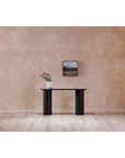 Povera - Acacia Wood Console Table - Black
