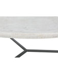 Chloe - Marble Coffee Table - White