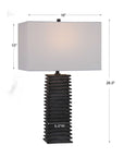 Sanderson - Metallic Table Lamp - Charcoal