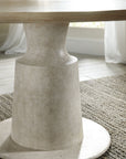 Cascade - Pedestal Dining Table - Light Brown