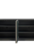 Modern - Stone Credenza - Black / Beige