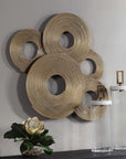 Ahmet - Rings Wall Decor - Gold