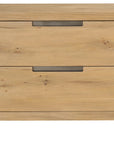 Modern - Walker 2-Drawer Nightstand - Light Brown