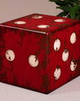Dice - Accent Table - Red