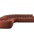 Roman - L-Shaped Sectional - Rust