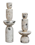 Nouveau - Tower Sculptures (Set of 2) - White