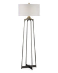 Adrian - Modern Floor Lamp - Pearl Silver