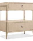 Westwood - Two-Drawer Nightstand - Beige