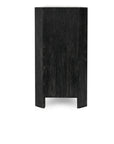 Macarthur - Reclaimed Oak 4 Door Cabinet - Antique Black